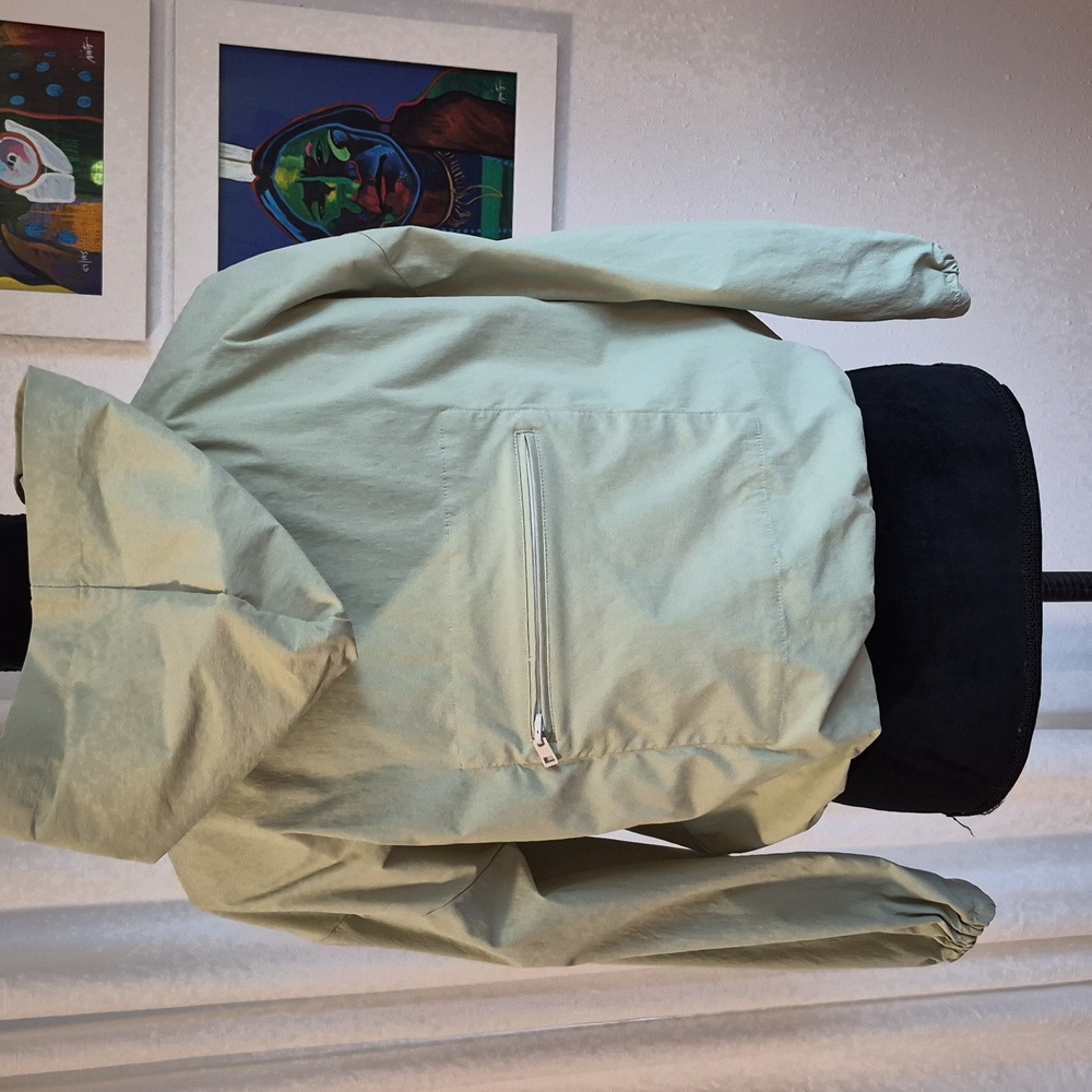MADEWELL Hooded Packable Cropped Hooded Utility Jacket Sage Green XS - Picture 5 of 7